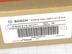 Đá cắt sắt xịn chính hãng Bosch 105x1.2x16 mm