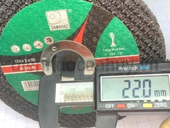 Đá cắt sắt Hải Dương đen nhỡ A36R 125x2x22mm