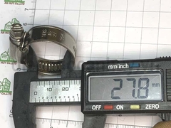 Đai xiết 27 inox xịn 304 ST (16-27) cổ dê inox