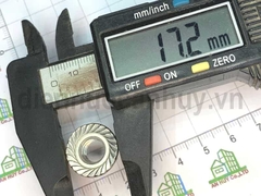 Đai ốc Ecu inox 304 xịn M8 liền long đen