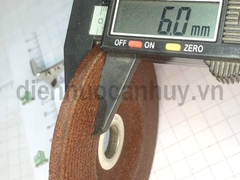 Đá mài inox Hải Dương đỏ WA60P 100x6x16mm