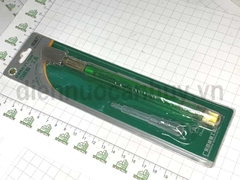 Dao cắt kính Berrylion BL730 cán nhựa xanh, chống vỡ. Dụng cụ cắt kiếng cầm tay có bầu cấp dầu tự động kèm ống bơm