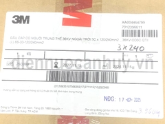Đầu cáp co nguội trung thế 36KV ngoài trời 3Cx120240mm2_36KV OK3C QTII