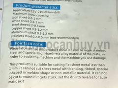 Đầu cắt tôn gắn máy khoan