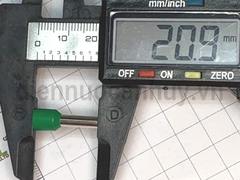 Đầu cốt dây điện 6.0 mầu xanh lá, dạng kim rỗng E6012. bọc nhựa giúp cố định lõi dây, chống đứt dây