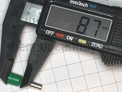 Đầu cốt dây điện 6.0 mầu xanh lá, dạng kim rỗng E6012. bọc nhựa giúp cố định lõi dây, chống đứt dây