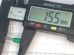 Đầu cốt kim 2.5 (1.5, 2.5)mầu xanh lá E2508