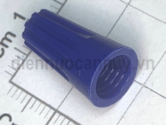 Đầu Cốt xoắn chụp mầu Xanh cho dây 1.5 (1000ctúi)
