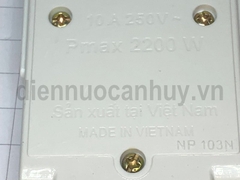 Vinakip phích cắm xoay gấp gọn 3 lỗ