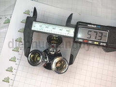 Đầu nối hơi 3 chạc Berrylion - Thiết bị chia hơi khí nén nhanh từ 1 nguồn ra 3 đầu nạp