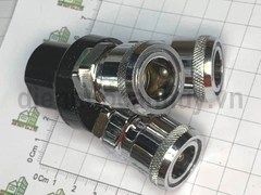 Đầu nối hơi 3 chạc Berrylion - Thiết bị chia hơi khí nén nhanh từ 1 nguồn ra 3 đầu nạp