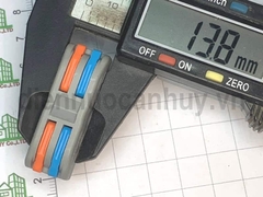 Đầu nối nhanh dây điện đôi 2 vào 2 ra