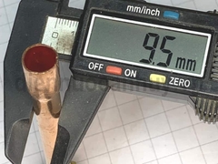 Đầu hàn sẵn nối ống đồng 9.52mm dài 11.5cm ren đầu đực 1/4 (ống 10)