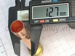 Đầu hàn sẵn nối ống đồng 12.7mm dài 9.6cm ren đầu đực 3/8 (ống 12)