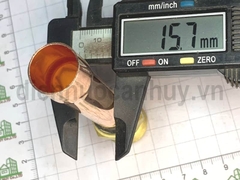 Đầu hàn sẵn nối ống đồng 15.88mm dài 10cm ren đầu đực 12 (ống 16)