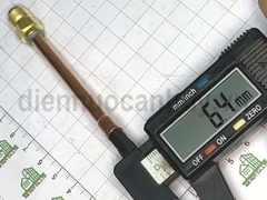 Đầu hàn sẵn nối ống đồng 6.35mm dài 9cm ren đầu đực 1/8 (ống 6)
