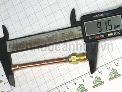 Đầu hàn sẵn nối ống đồng 6.35mm dài 9cm ren đầu đực 1/8 (ống 6)