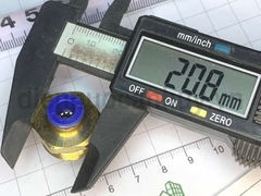 Đầu nối khí ống 6 ren đồng 21 (6-1/2)