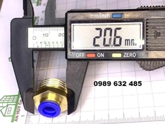 Đầu Nối Khí Ống 8 Ren 21  (8-1/2)