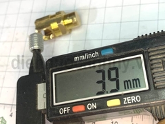Đầu nối nhanh máy hàn rắc đực nhỏ 10-25