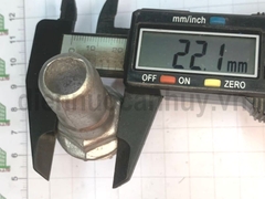 Đầu nối ống nước mềm nhôm ren ngoài 3/4 inch (25mm)