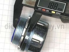 Đầu nối ruột gà lõi thép với hộp điện D40 (1 1/2 inch)