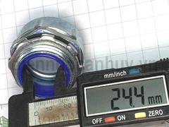 Đầu nối ruột gà lõi thép với hộp điện D25 (1 inch)