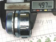 Đầu nối ruột gà lõi thép với hộp điện D40 (1 1/2 inch)