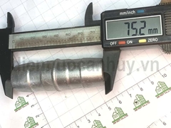 Đầu nối trơn nhôm to ống nước mềm không ren ống 25mm DN20