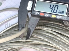 Dây cáp bọc nhựa 4 mm