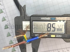 Dây điện 3 mềm tròn Cadisun VCTF 3x1.5 đen