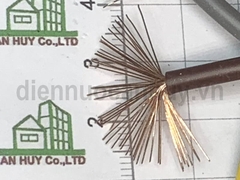 Dây điện 4 lõi mềm tròn Cadisun VCTF 4x2.5 xám
