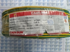 Dây điện cadisun VCSF 1x6