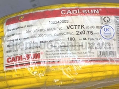 Dây điện đôi Cadisun VCTFK 2x0.75 ô van
