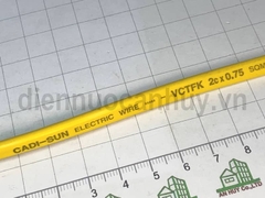 Dây điện đôi Cadisun VCTFK 2x0.75 ô van