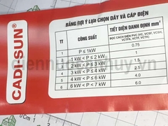 Dây điện đôi Cadisun VCTFK 2x2.5 ô van