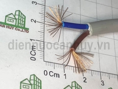 Dây điện đôi mềm tròn Cadisun VCTF 2x1.0 xám