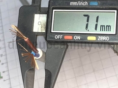 Dây điện đôi mềm tròn Cadisun VCTF 2x1.0 xám