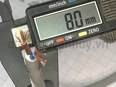Dây điện đôi mềm tròn Cadisun VCTF 2x1.5 xám