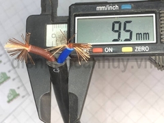 Dây điện đôi mềm tròn Cadisun VCTF 2x2.5 đen