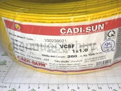 Dây điện đơn cadisun VCSF 1x1.0 vàng