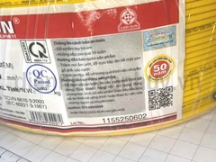 Dây điện đơn cadisun VCSF 1x1.0 vàng