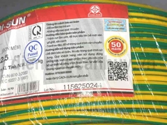 Dây điện đơn Cadisun VCSF 1x2.5 tiếp địa tđ
