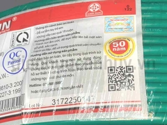 Dây điện đơn Cadisun VCSF 1x4.0 xanh lá