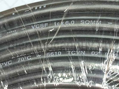 Dây điện đơn Cadisun VCSF 1x6.0 đen