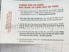 Dây điện đơn Cadivi CV 1x1.5 đen