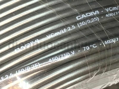 Dây điện đơn không chì Cadivi VCm/LF 1x2.5 (1x50/0.25) đen
