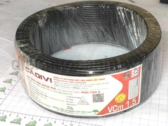 Dây điện đơn mềm Cadivi VCm 1x1.5 (1x30/0.25) Đen