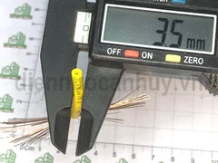 Dây điện đơn mềm Cadivi VCm 1x2.5 (1x50/0.25) vàng