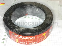 Dây điện đơn mềm Cadivi VCm 1x4 (1x56/0.30) đen